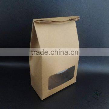 Food grade kraft paper cookie box with window