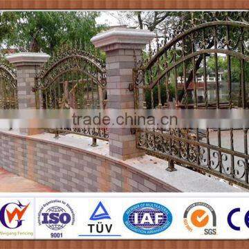 Exterior metal elegant fence railing designs