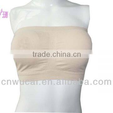 Nude Tube Bra With Pad Bandeau
