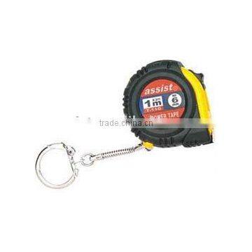 Key chain tape measuring tape