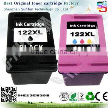 Wholesale Printer Ink Cartridge Compatible CH563HE 122XL for HP Deskjet 1000 Printer(CH340C) HP Deskjet 1050A All-in-One Printe