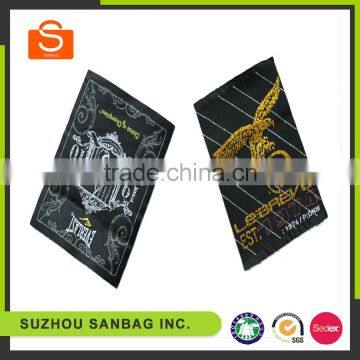 High Grade Custom Woven Labels for Clothing,center Folded Woven Label photo-2