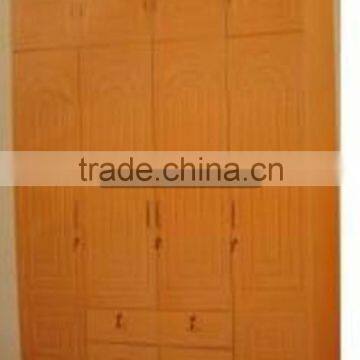 MDF Wardrobe Furniture Without Mirror In 4 Doors Closet, big wardrobe furniture, cheap wardrobe closet, bedroom cupboard style