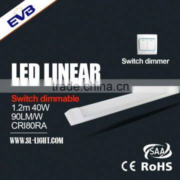 2015 New products 30W dimmable /Micorwave sensor linear led light suspended light 3years warranty