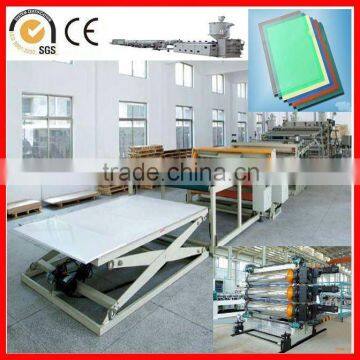 plastic polypropylene machine for PP sheets/boards