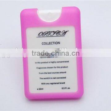 20ML hand sanitizer credit card sprayer bottle