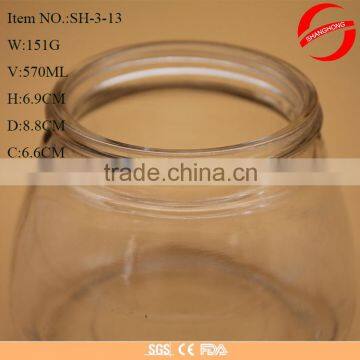 570ML 19OZ Fat Body Glass Jam Jars With Lids For Sale photo-3