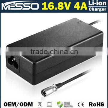 16.8V 4A Li-ion Battery Charger 100-240V 50-60Hz Charger 16.8V 4A Lithium Battery Charger