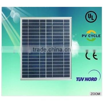 Using UV-Resistant Silicon Cells , 30W Polycrystalline Solar Power Panel