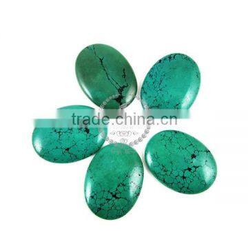 30x40mm big oval greeny blue turquoise cabochon beads,gemstone pendant cabochon stone beads set for rings,necklace 4120034