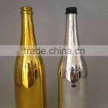 sparkling wine electroplated bottles