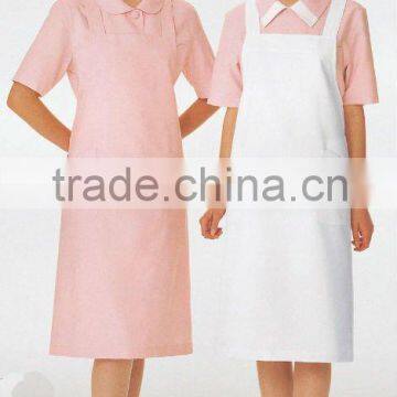 Hospital pink nurse dress uniform