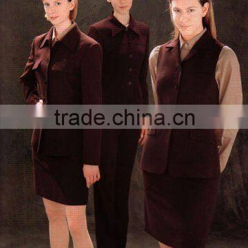 hotel reception uniform/hotel uniform/unifrom suits