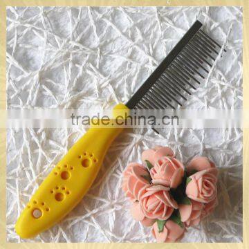 Plastic bulk cute pet comb on Alibaba