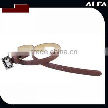 Fashion Sash Belt With Rhinestone Buckle