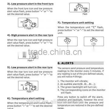 Universal Wireless Motorcycle Tpms XY-TP2MT photo-2