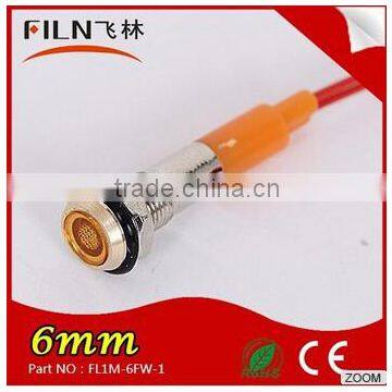 Filn 6mm 12v Argon Lamp Bulb Metal Laser Stage Light LED Indicator Light With Wire photo-3