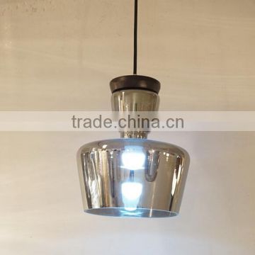 New Design Modern Glass Pendant Lighting With Clear Smoky Grey And Amber Color