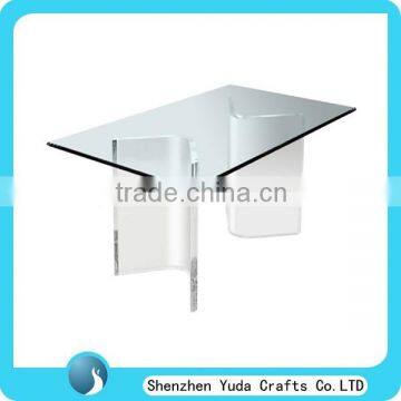 Acrylic Furnishing Dining Table Large Accent Table Crystal Plexiglass Vanity Table