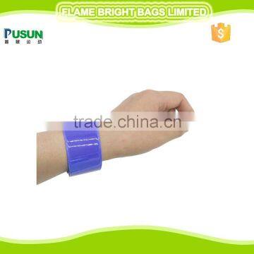 Colorful PVC road safety reflective wristband