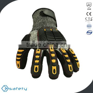 heavy construction mechanic cut level 5 gloves