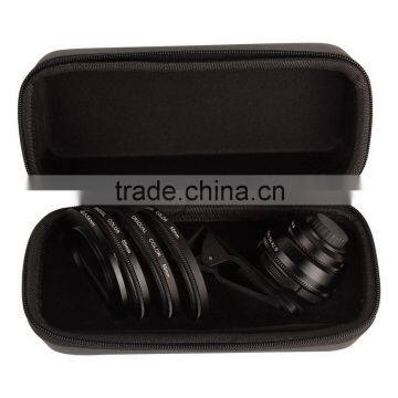3in1 Clip-on Camera Lens Kit Fot Mobile Phones Tablets --0.7X HD Wide-angle Lens And 12X Macro Lens Plus 3 Colored Lens Filter photo-5