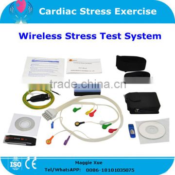 Treadmill automatic ECG Stress Test System PC based Wireless for Cardiac Stress Exercise with CE ISO approved