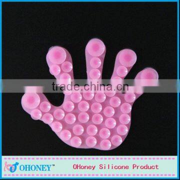 Funny Palm shape silicone sucker for bathroom, bedroom decoration