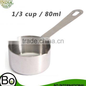 New Arrival 4pcs 1/4-1inch Stainless Steel Measuring Cups Spoon Set For Kitchen Measure Tool