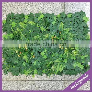 balcony decoration quality artificial leaf wall for sale