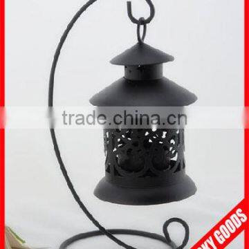 christmas decorative black metal candle lantern for sale