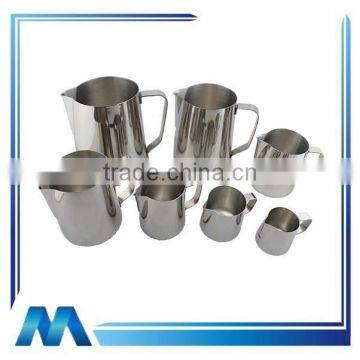 hot sales 350ML 600ML 1000ML stainless steel milk jug