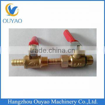 Custom Made Brass Hose End Pneumatic Ball Valve