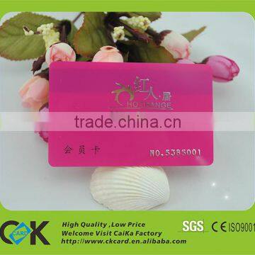 Fashion High Quality Transparent Clear Plastic Membership Cards photo-3