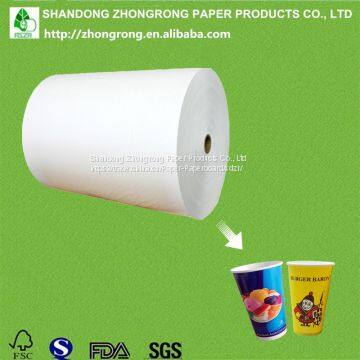 PE coated roll paper for paper cups