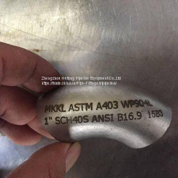 ASTM A403 WP904L 90 Deg.Elbow