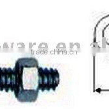 J shape bolts steel,zinc plated(zp)(rigging hardware)