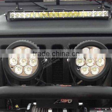 70W Round Led Work Light Construction Equipment Heavy Duty Mining Truck Trailer Led Work Lamp