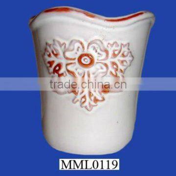 Made in China Ceramic Votive Flower Fancy Candle Jars