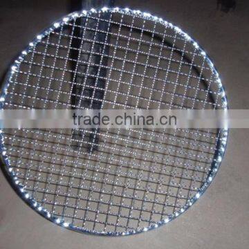 2015new product steel wire crimped mesh&galvanized/ hot dipped /stainless steel/ square wire mesh&barbecue grill netting