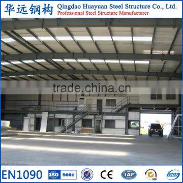 Large Span Light Structural Steel Exhibition for 4S Car Shop