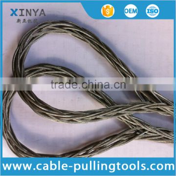 Anti twisting Braided Steel Wire Rope Conductor Stringing Rope