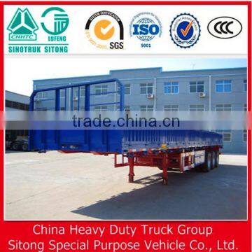 Cargo lock truck side wall trailer for transport sand and stone