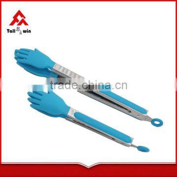 Popular Fancy Heat Resistant Plum Shape Silicone Tongs photo-5