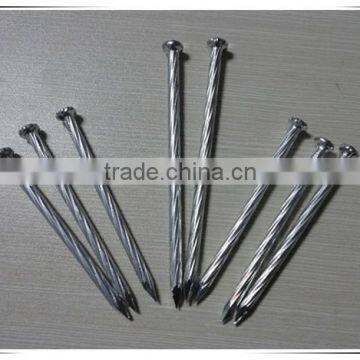 4 Inch Galvanized Steel Nail Grooved Shank Concrete Nail From China Facfory photo-4