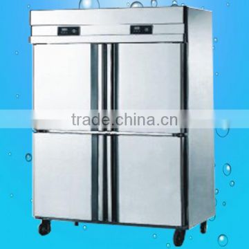 Hot Sale Stainless Steel Four Door Deep Freezer Refrigerator(ZQR-1.0L4)