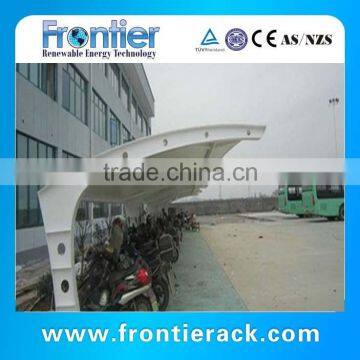 White Steel Structure Carport photo-5