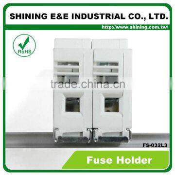 FS-032L3 Rail Mounted Cartridge Type AC DC 600V 32A Fuse Holder photo-4