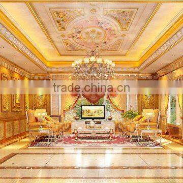 Classical European Style 3D Rendering Design for Master Bedroom of Luxury Villa