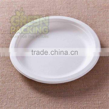7 inch disposable biodegradable sugarcane plates